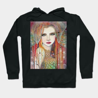 Gypsy Boho Contemporary Art Beautiful Woman Fantasy Artwork Hoodie